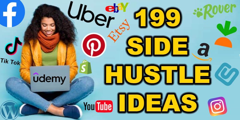side hustle ideas, online side hustles, side hustle job, side hustle from home